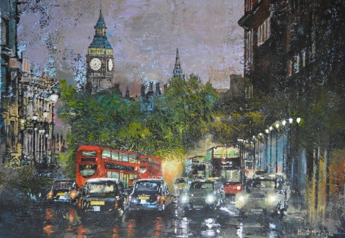 SOLD Whitehall At Night